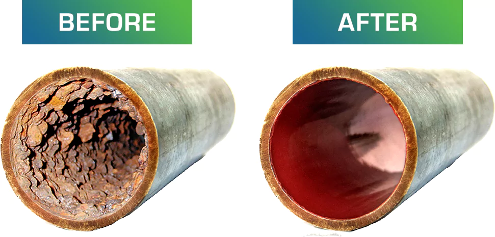 sanitizes the piping system